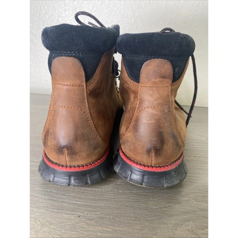 COLE HAAN ZerøGrand‎ Men's Size 12  Brown Black Nubuck Hiker Boots